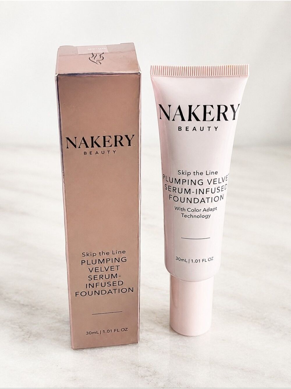 Nakery Beauty Plumping Velvet Serum Foundation Medium